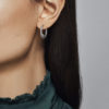 Earrings Spring Bird Hoop - Imagen 2