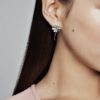 Lucky Four-Leaf Clovers Hanging Earrings - Imagen 2