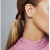 Knotted Heart Stud Earrings - Imagen 2