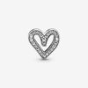 Sparkling Freehand Heart Charm - Imagen 2