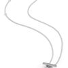 Necklace Double Hoop T-bar - Imagen 2