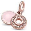 Sparkling Pavé Crown O Charm Rose™ - Imagen 2