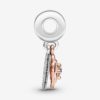 Two-tone Rose Dangle Charm - Imagen 3