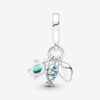 Fish, Sea Turtle & Conch Triple Dangle Charm - Imagen 2