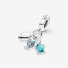 Fish, Sea Turtle & Conch Triple Dangle Charm - Imagen 4